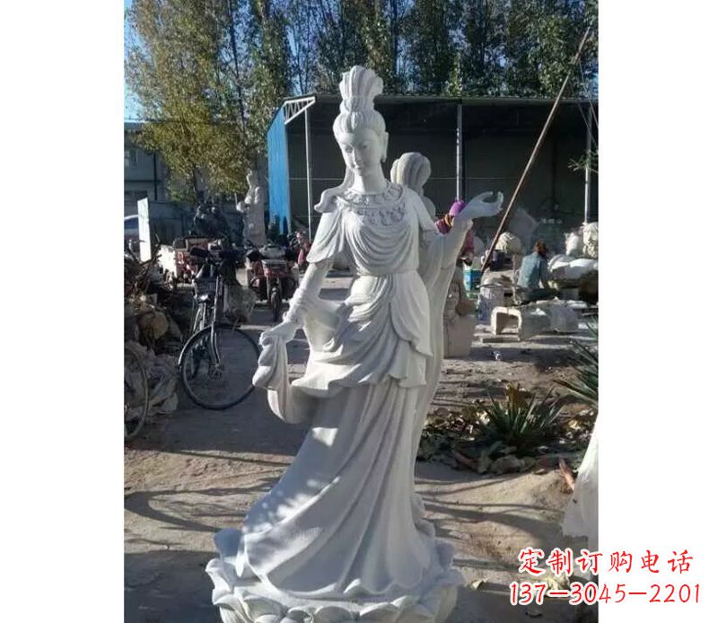 安阳嫦娥跳舞神仙石雕
