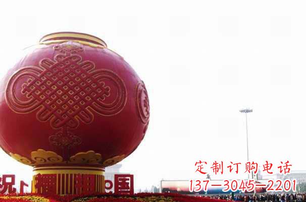 安阳城市不锈钢灯笼雕塑