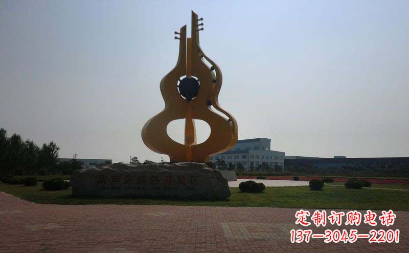 安阳城市不锈钢葫芦造型雕塑