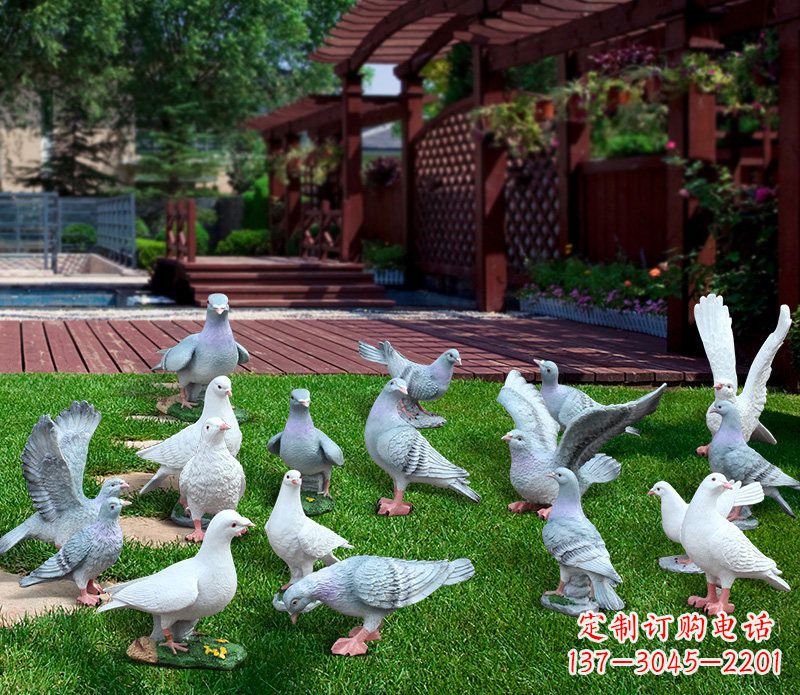 安阳抽象鸽子雕塑