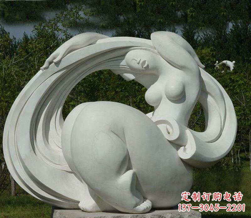 安阳抽象美女石雕