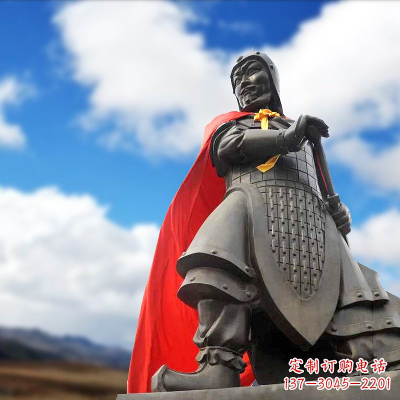 安阳楚霸王项羽雕塑-景区景点历史名人古代帝王雕像