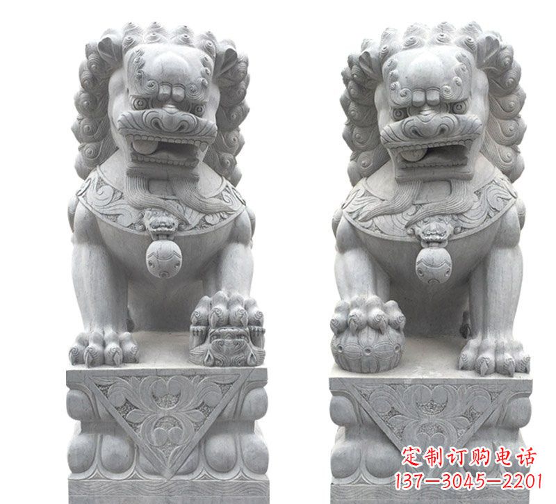 安阳传统狮子石雕