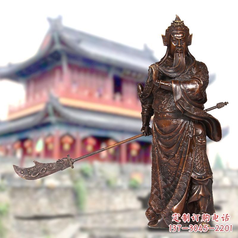 安阳纯铜关公铜像