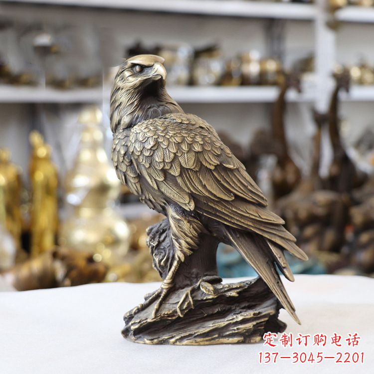 安阳纯铜老鹰雕塑