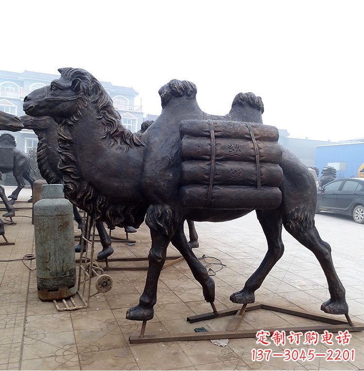 安阳纯铜骆驼雕塑丝绸之路骆驼动物雕塑