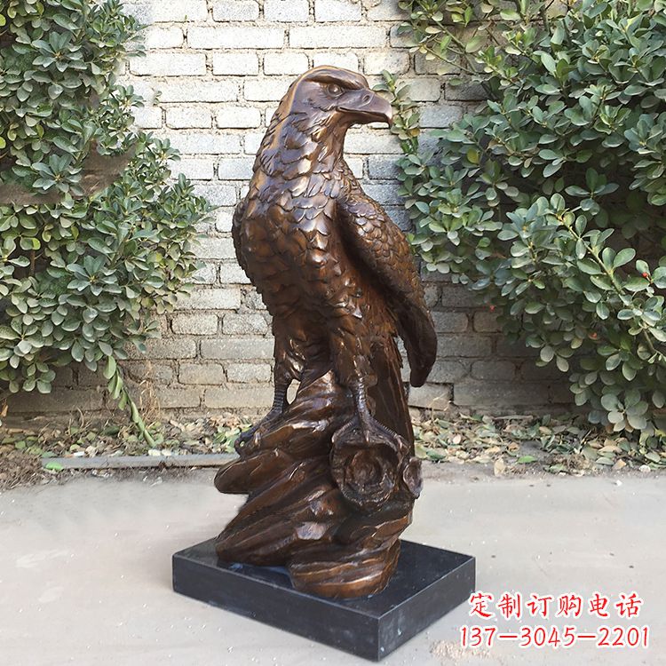 安阳纯铜铸造老鹰雕塑