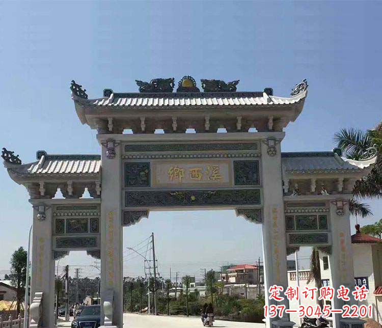 安阳石牌坊雕塑——缅怀深厚的历史情谊