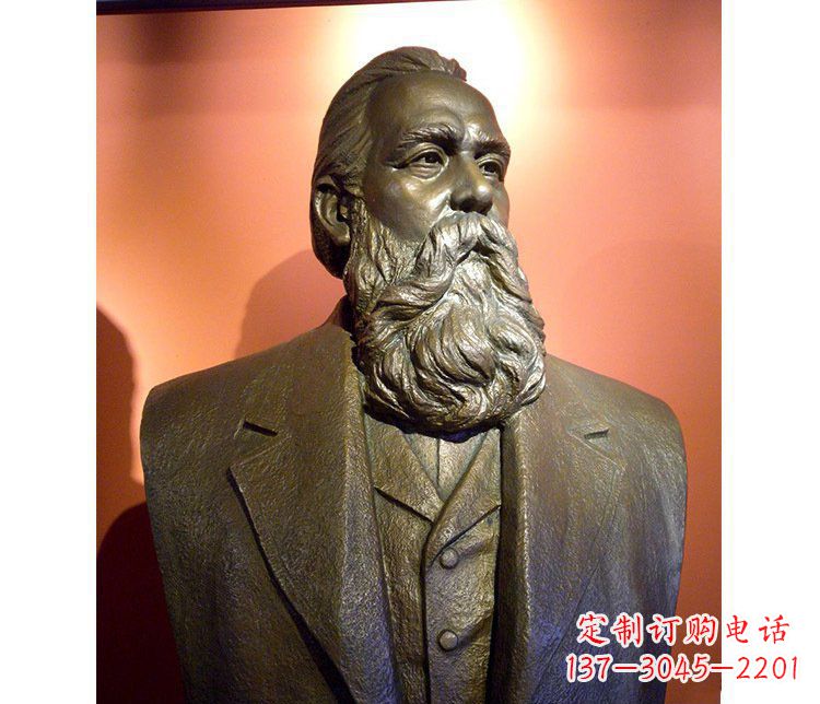 安阳达尔文校园人物铜雕塑