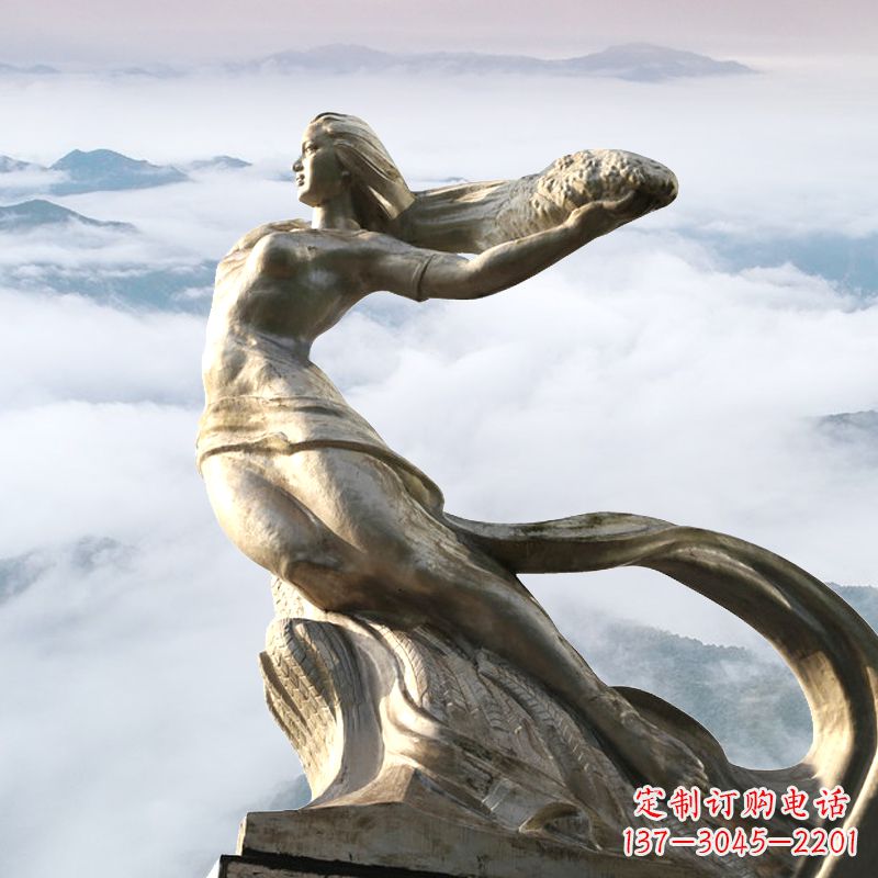 安阳大地之母女娲补天雕塑