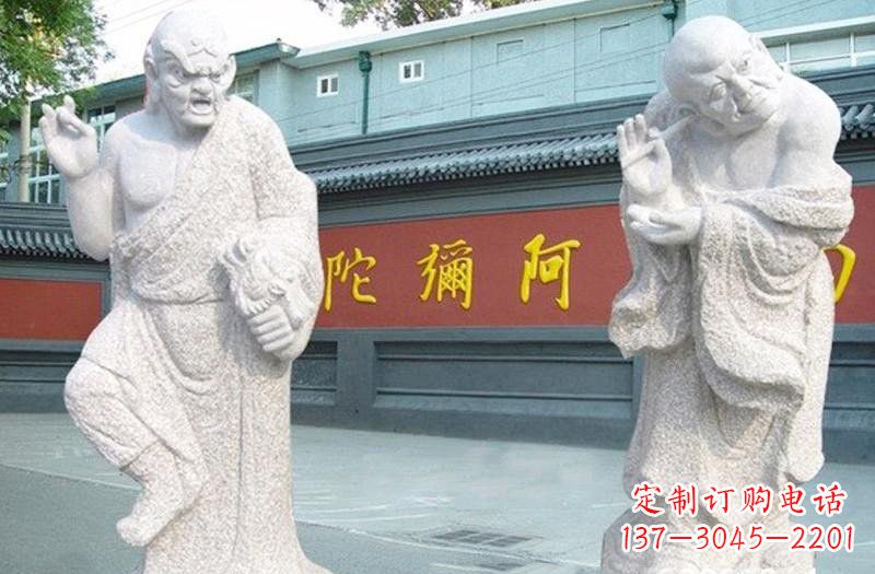安阳大理石18罗汉雕像