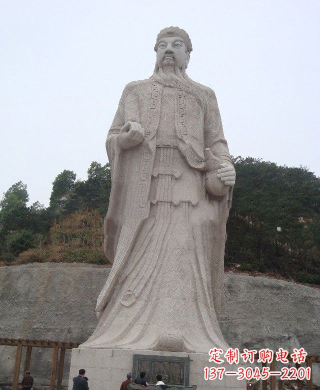 安阳大理石保生大帝神像雕塑