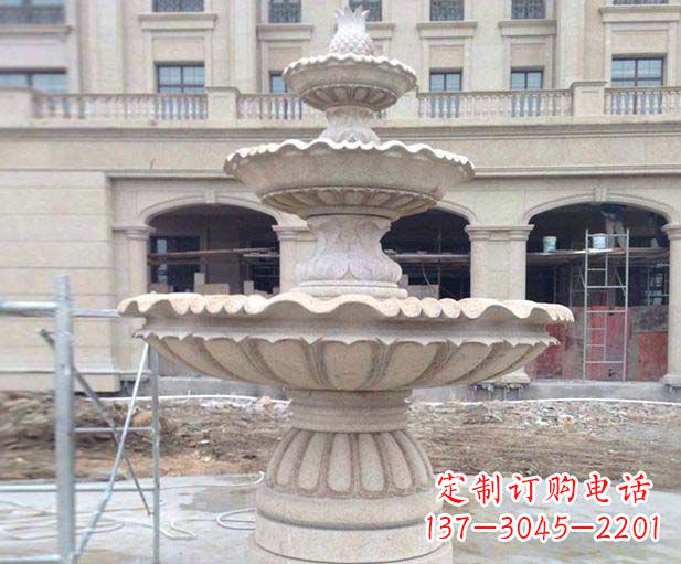 安阳大理石大型喷泉石雕 (2)