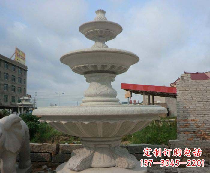 安阳喷泉雕塑灵动精致的大理石美