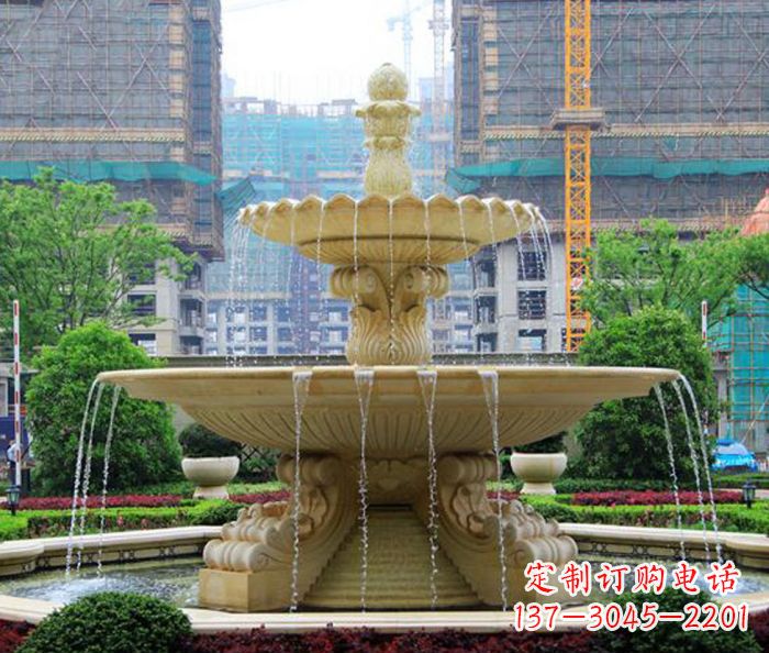 安阳大理石大型喷泉石雕 (4)