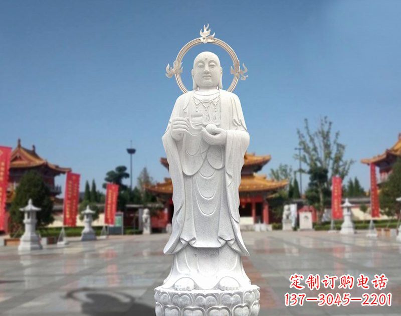 安阳大理石地藏菩萨雕塑