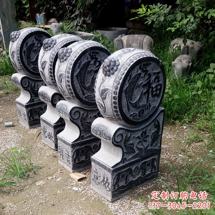 安阳大理石雕门墩