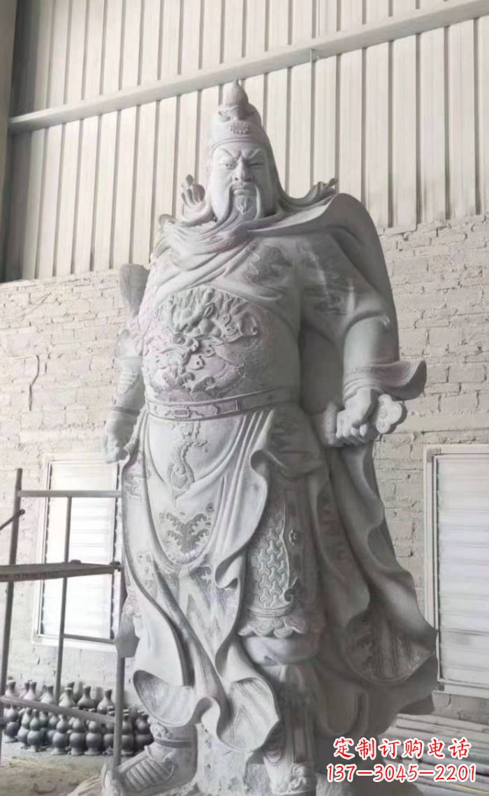 安阳大理石关公石雕