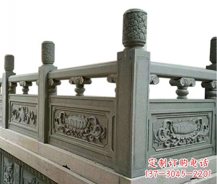安阳大理石国旗台石雕栏板 (2)