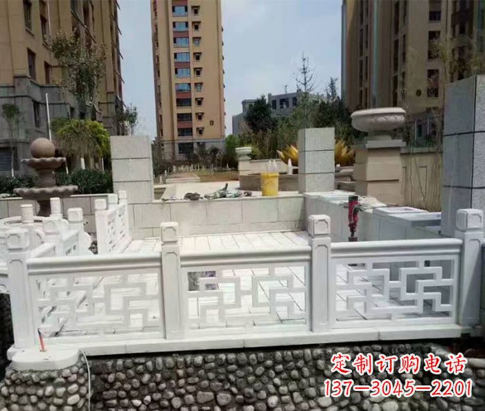 安阳精美大理石国旗台石雕雕塑