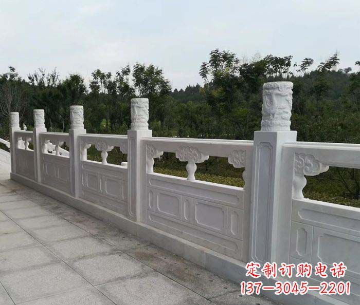 安阳大理石建筑石雕栏板 (3)