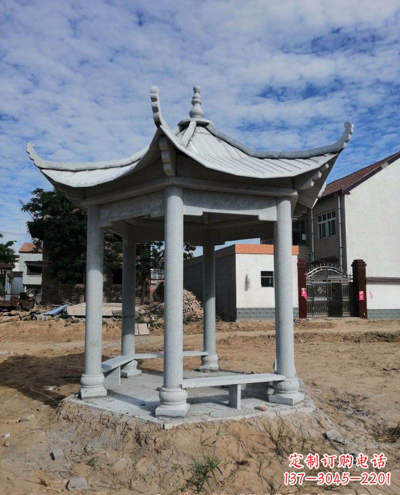 安阳大理石凉亭 (2)