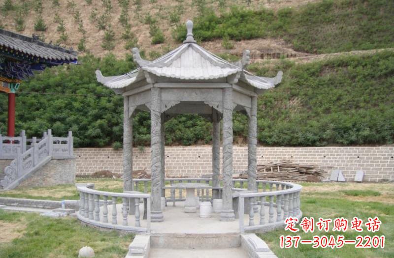 安阳大理石凉亭雕塑 (2)