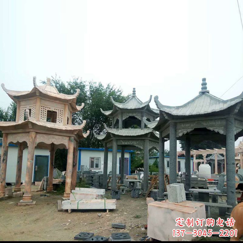安阳大理石凉亭雕塑