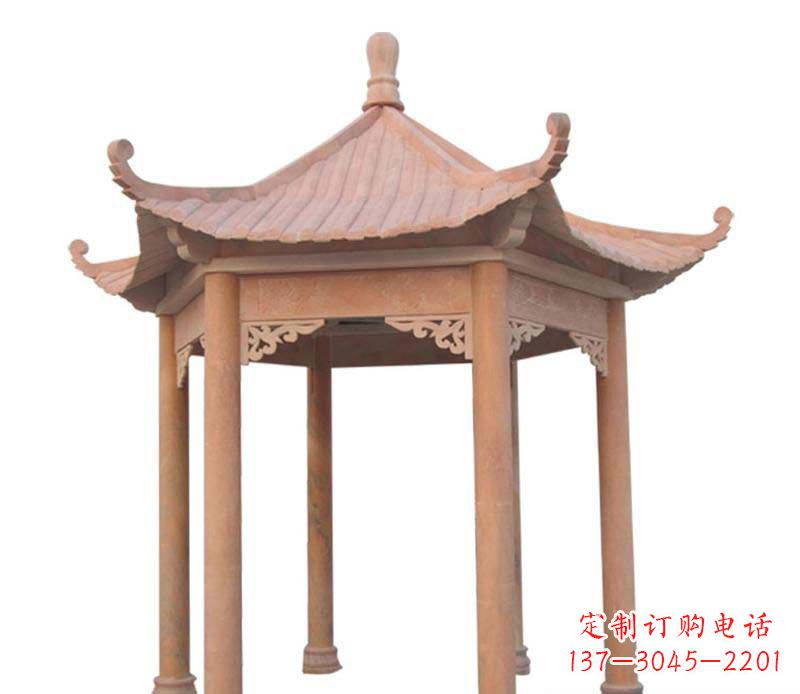 安阳大理石六角凉亭