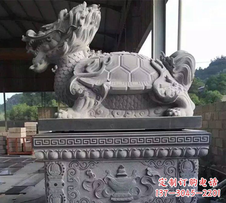 安阳大理石龙龟石雕