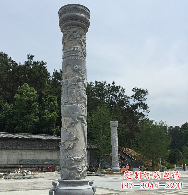 安阳大理石盘龙柱