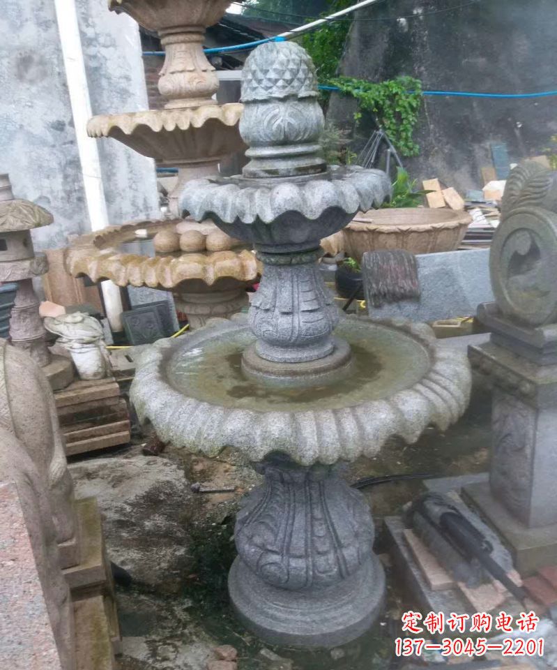 安阳大理石喷泉雕塑 (2)