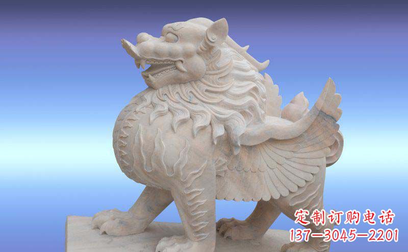 安阳大理石貔貅雕塑神兽石雕