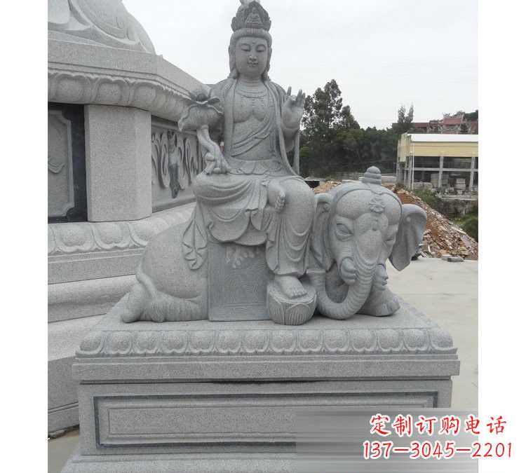 安阳大理石普贤菩萨雕塑