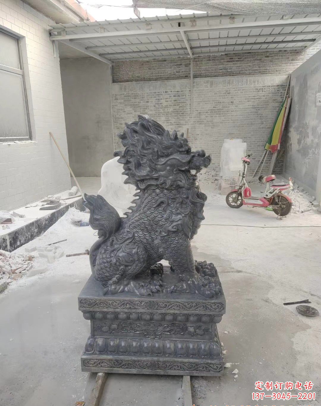 安阳大理石麒麟石雕