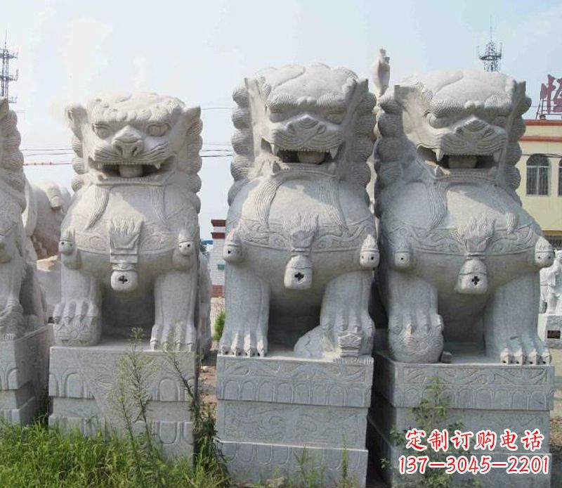 安阳大理石狮子北京狮子石雕