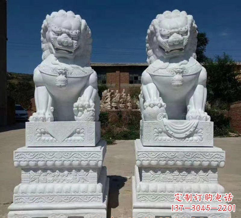 安阳大理石狮子石雕