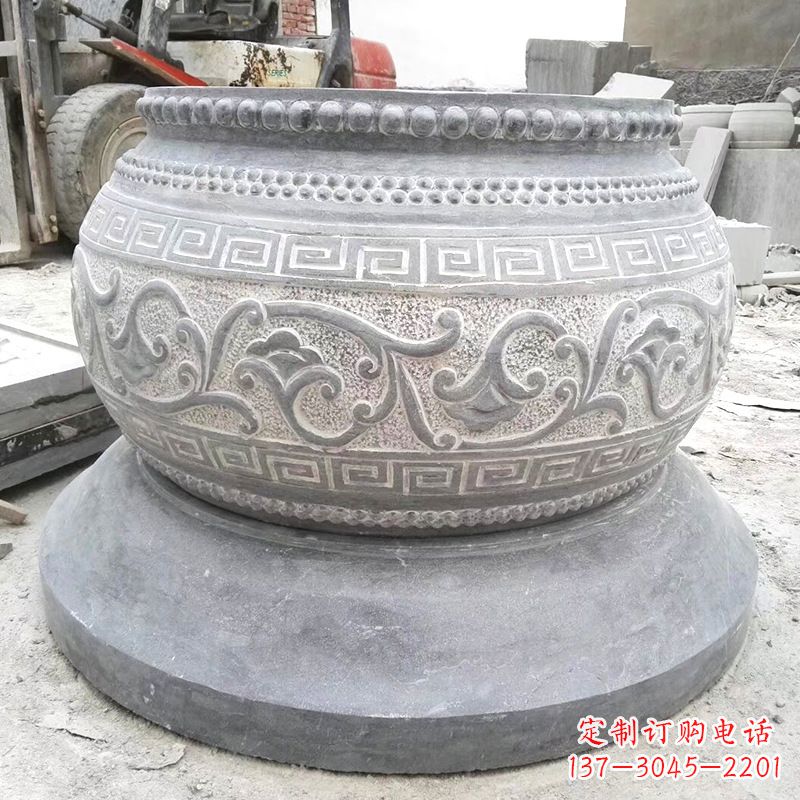 安阳大理石水缸雕塑