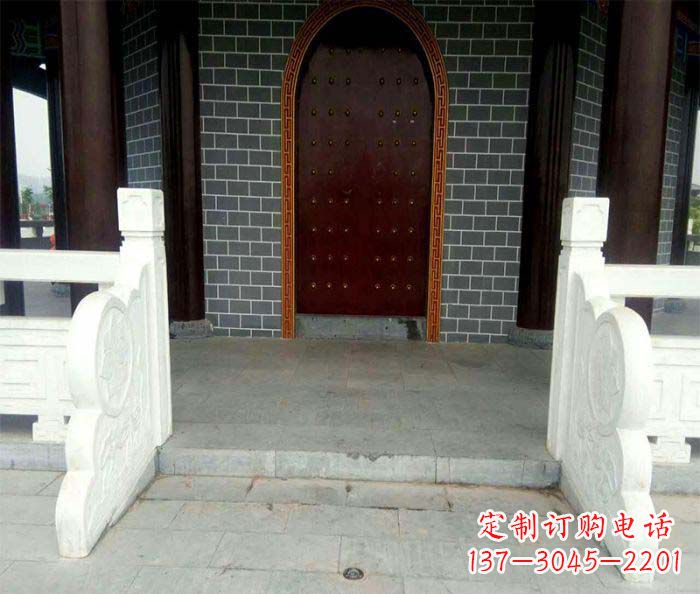 安阳大理石寺庙石雕栏板 (2)