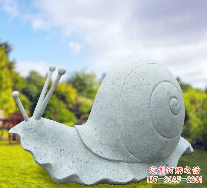 安阳大理石蜗牛石雕