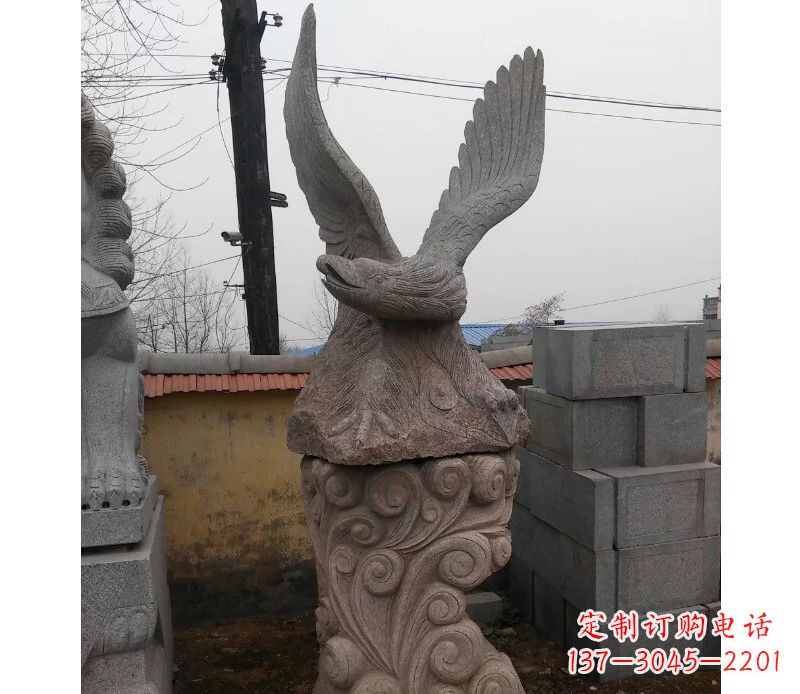 安阳大理石雄鹰雕塑