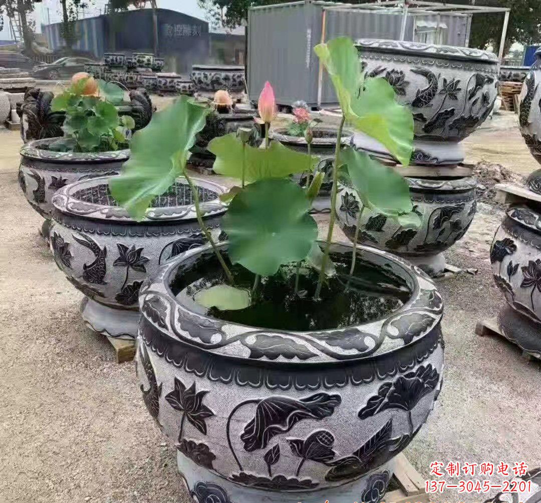 安阳大理石鱼缸雕塑