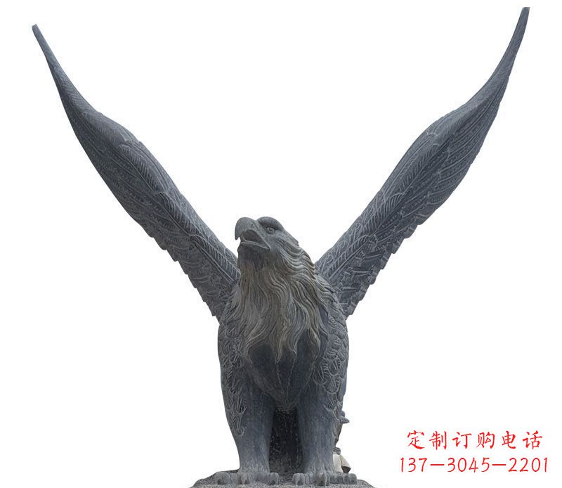 安阳大理石展翅老鹰