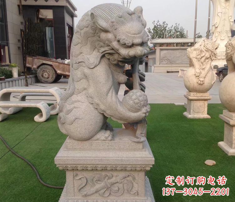 安阳大理石镇宅独角兽雕塑