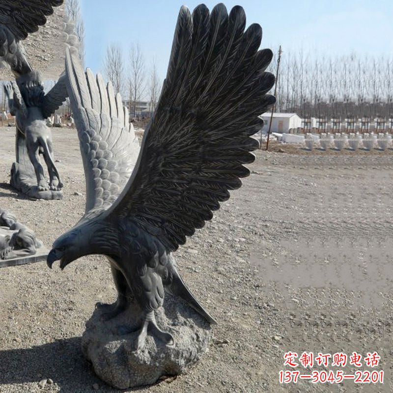 安阳大鹏展翅老鹰石雕