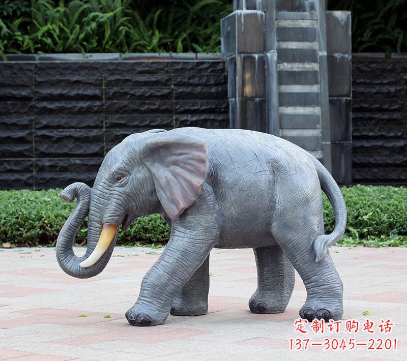 安阳大象 石雕雕塑