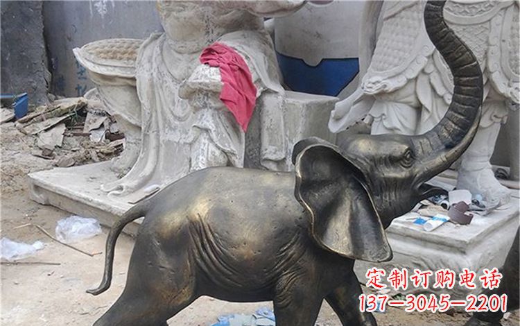 安阳大象动物铜雕112