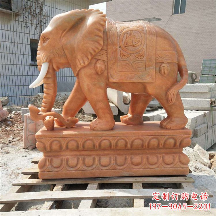 安阳大象石雕画