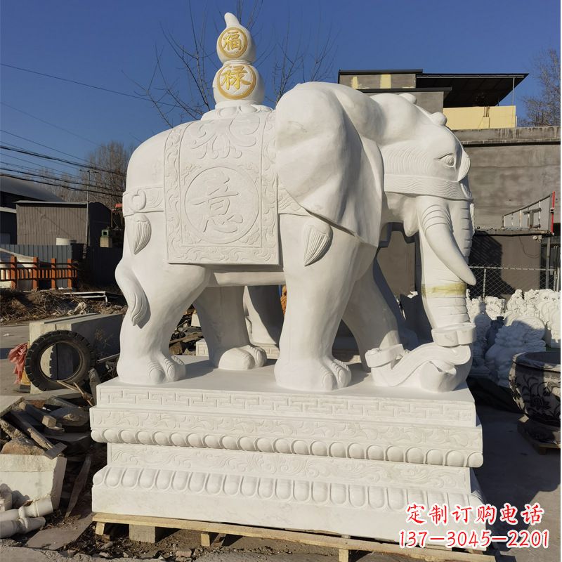 安阳大象石雕守墓