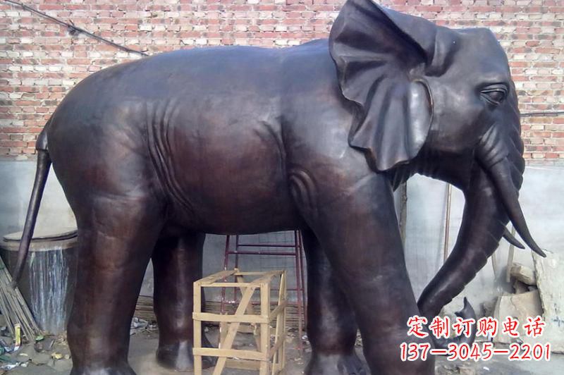 安阳大象铸铜雕塑